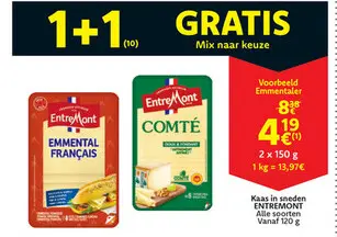 Aanbieding: Kaas in sneden