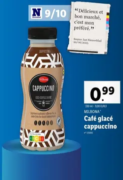 Offre: Café glacé cappuccino