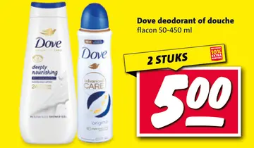 Aanbieding: Dove deodorant of douche
