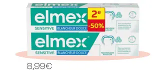 Promotie: Sensitive Blancheur Douce Tandpasta