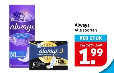 Aanbieding: Always