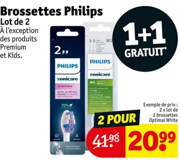 Offre: Brossettes Philips