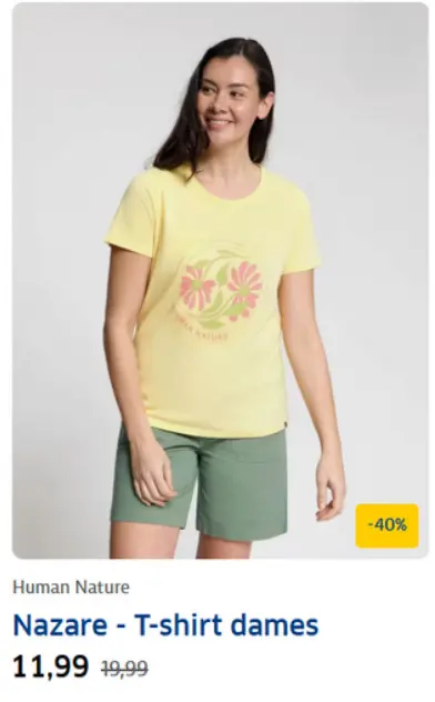 Aanbieding: Nazare - T-shirt dames