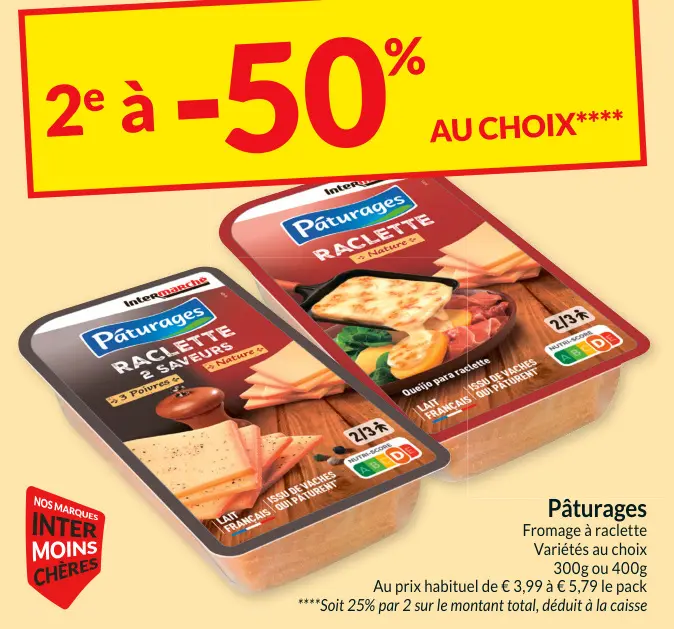Offre: Fromage à raclette