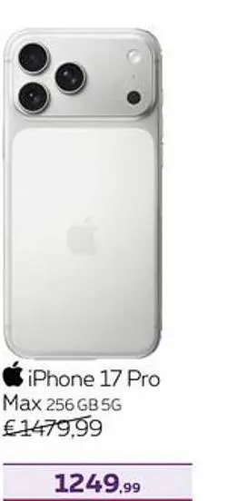 Aanbieding: iPhone 17 Pro