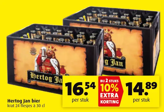 Aanbieding: Hertog Jan bier