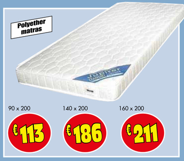 Aanbieding: Polyether matras