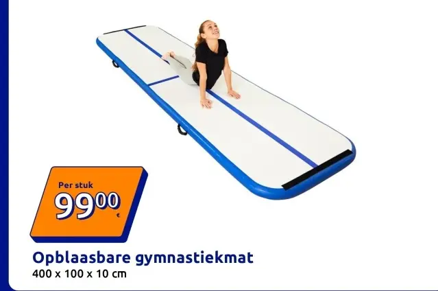 Promotie: Opblaasbare gymnastiekmat