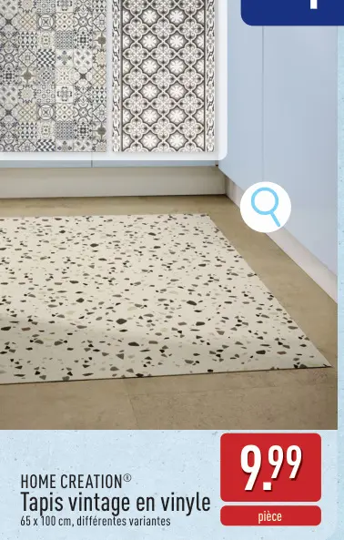 Offre: Tapis vintage en vinyle