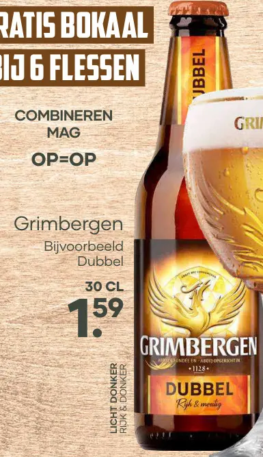 Aanbieding: Grimbergen Dubbel
