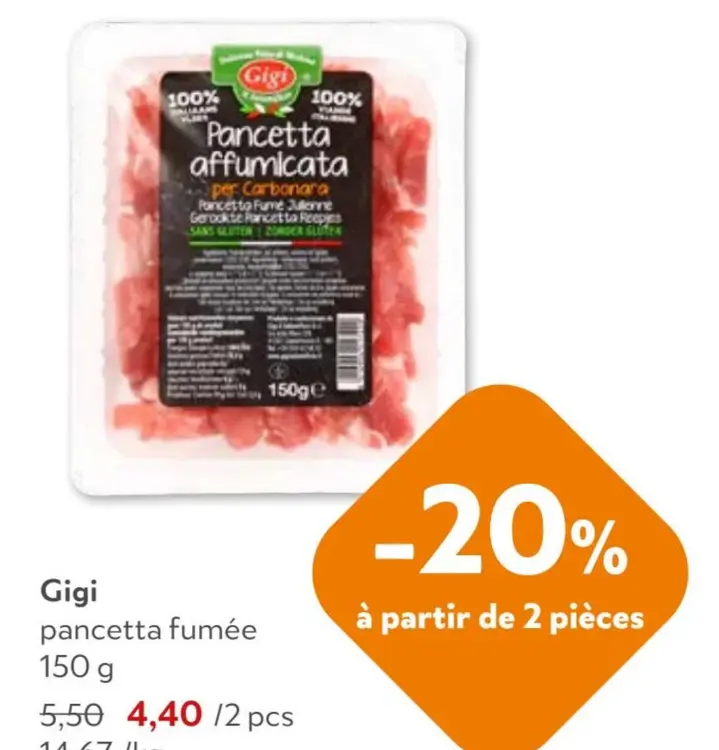 Offre: Pancetta fumée