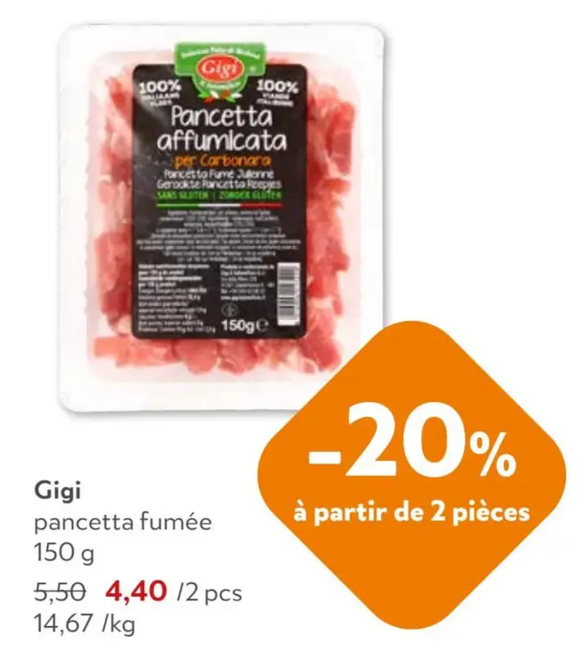 Offre: Pancetta fumée