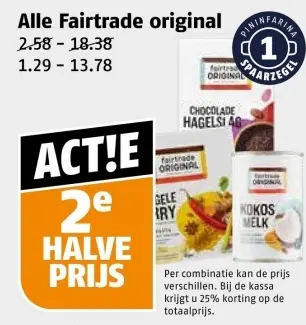 Aanbieding: Fairtrade original