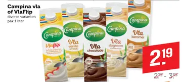 Aanbieding: Campina vla of VlaFlip