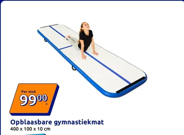 Promotie: Opblaasbare gymnastiekmat