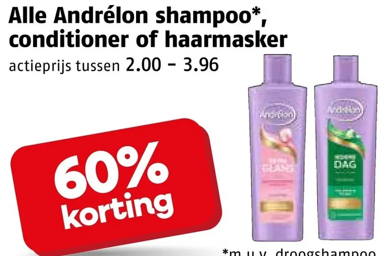 Aanbieding: Shampoo, conditioner of haarmasker