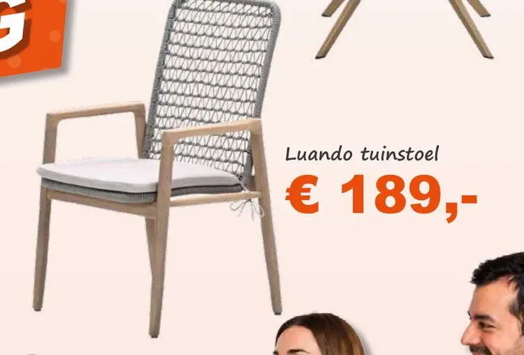 Aanbieding: Luando tuinstoel