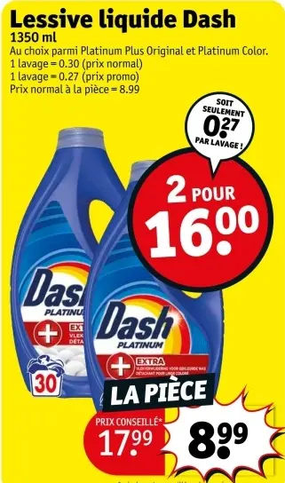 Offre: Lessive liquide