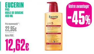 Offre: Eucerin ph5 huile de douche
