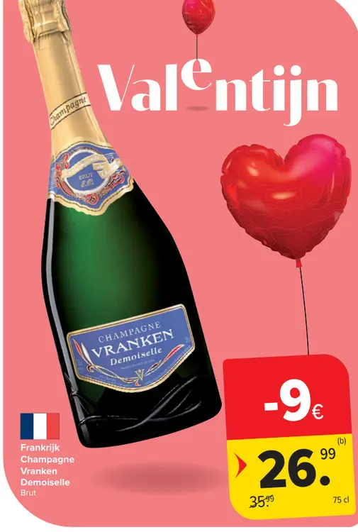 Promotie: Champagne Vranken Demoiselle Brut