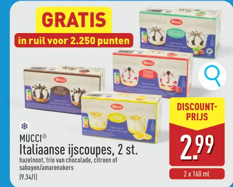 Promotie: Italiaanse ijscoupes