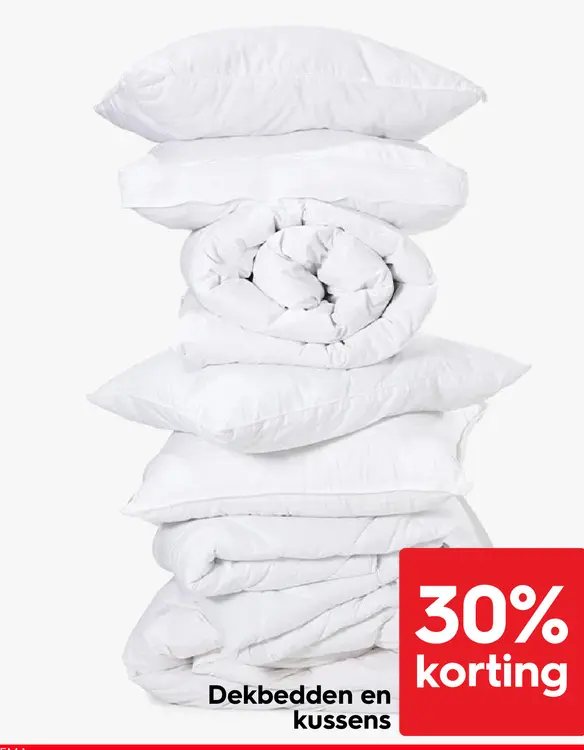 Promotie: Dekbedden en kussens