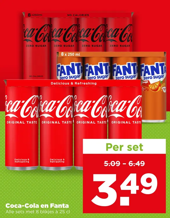 Aanbieding: Coca-Cola en Fanta