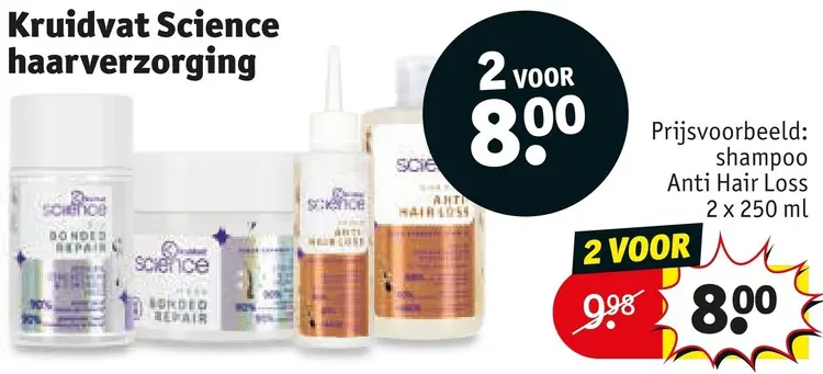 Aanbieding: Science haarverzorging