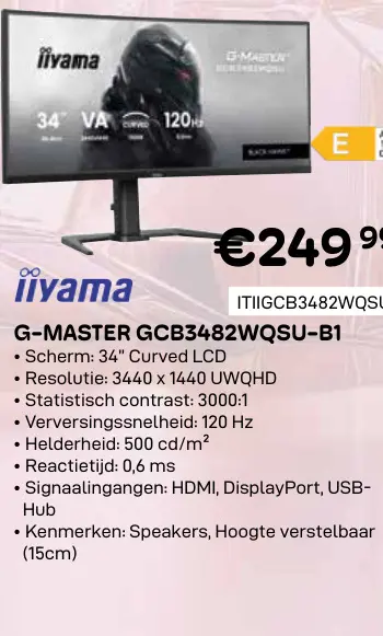Promotie: G-master gcb3482wqsu-b1