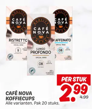 Aanbieding: CAFÉ NOVA KOFFIECUPS