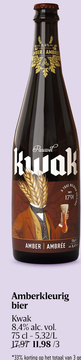 Aanbieding: Kwak Amberkleurig bier