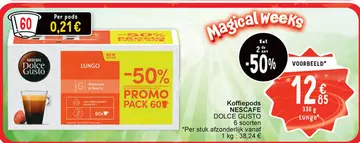 Aanbieding: Koffiepods NESCAFE DOLCE GUSTO