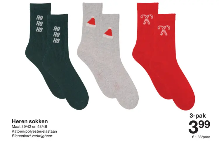 Aanbieding: Heren sokken