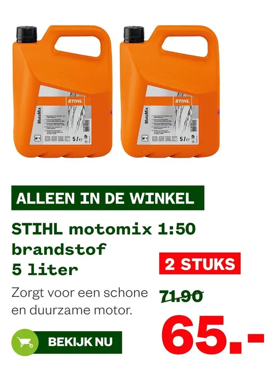 Aanbieding: STIHL motomix 1:50 brandstof