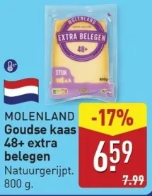 Aanbieding: Goudse kaas 48+ extra belegen