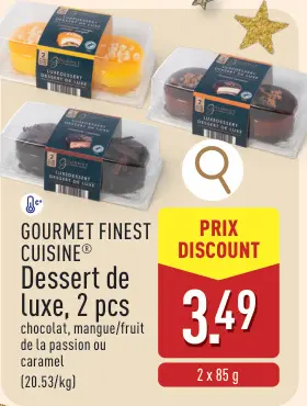 Offre: Dessert de luxe