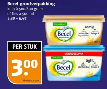 Aanbieding: Becel grootverpakking