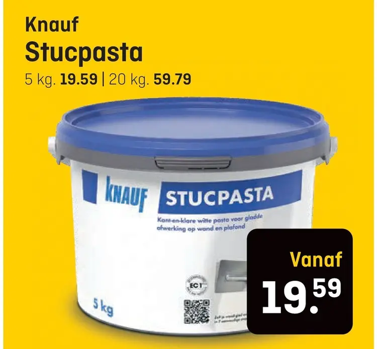 Aanbieding: Stucpasta