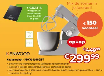 Aanbieding: Keukenrobot - KDKVL4100GIFT