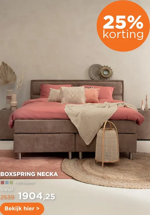 Aanbieding: Boxspring Necka