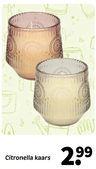 Aanbieding: Citronella kaars
