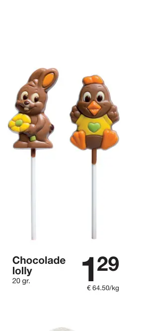 Aanbieding: Chocolade lolly