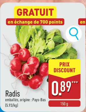 Offre: Radis