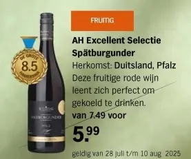Aanbieding: AH Excellent Selectie Spätburgunder