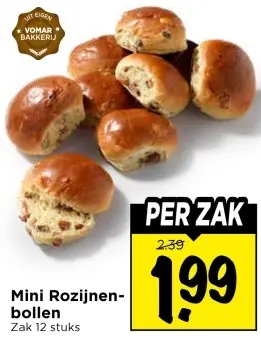 Mini Rozijnenbollen