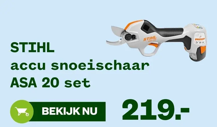 Aanbieding: Stihl accu snoeischaar