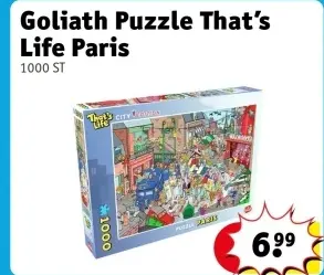Offre: Goliath Puzzle That's Life Paris