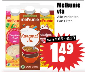 Aanbieding: Melkunie vla
