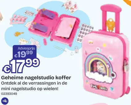 Aanbieding: Geheime nagelstudio koffer