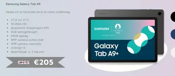 Aanbieding: Samsung Galaxy Tab A9